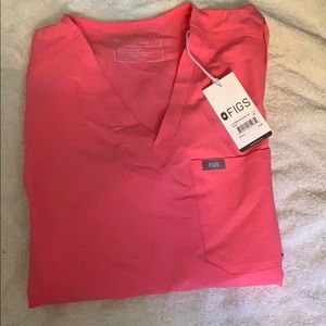 FIGS WOMEN CATARINA TOP PINK